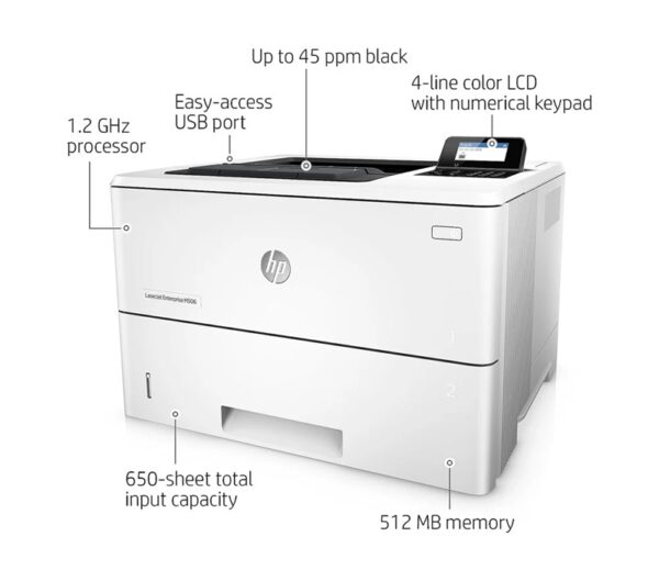 پرینتر لیزری اچ پی مدل HP LaserJet Enterprise M506