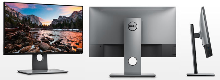 مانیتور دل 24 اینچ فریم لس Dell U2417H